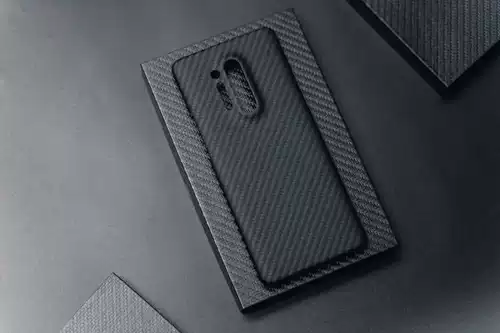 Роскошный глянец арамид карбоновый волокно для OnePlus 8 Pro