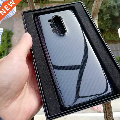 Роскошный глянец арамид карбоновый волокно для OnePlus 8 Pro