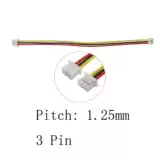 10 шт. JST 1,25 шага 1,25 мм разъем проволочного кабеля Micro Micro