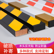 Gate pole Parking aluminum alloy straight pole Community landing fence pole Access control railing doorman block pole block pole