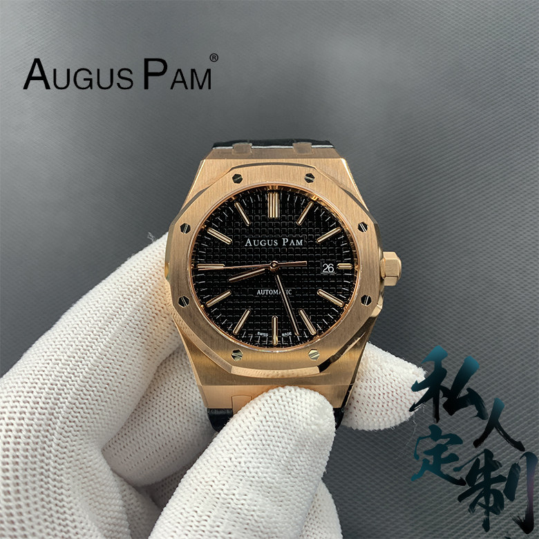 Royal recommendation ~ Wan beauty details~Swiss watch Parrot Cow cargo automatic mechanical Oak Screw men's watch