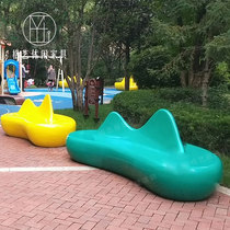 GRP Creativity Mountain Peak Chair Public Sofa Mall Casual Bench Outdoor Beauty Chen Modern Minima Sun Flower Chair