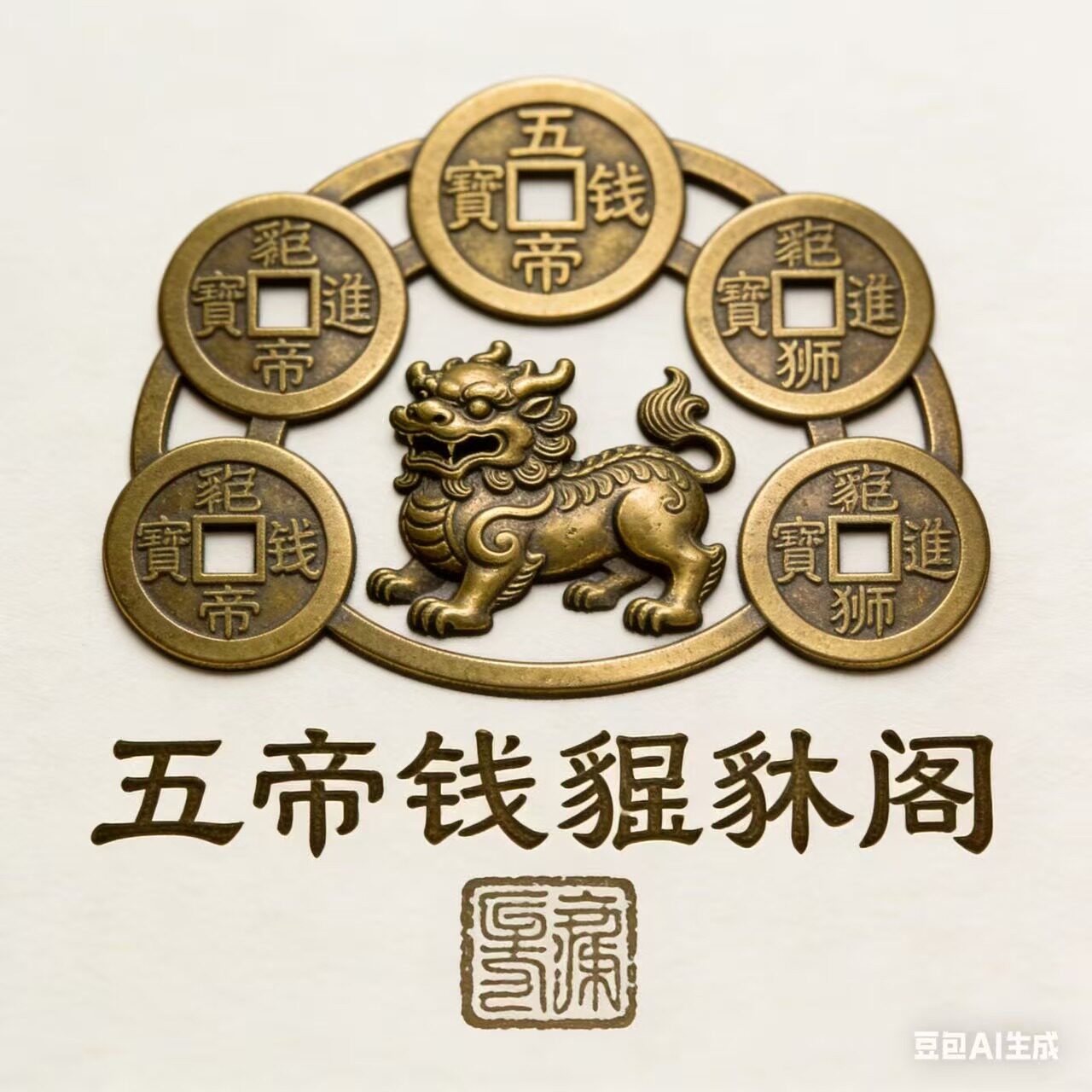 五帝钱貔貅阁