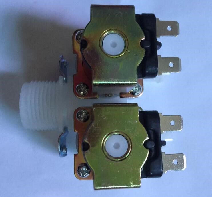 Supply one in two outlet solenoid valve solenoid valve plastic normally closed solenoid valve 12v 24v 220v