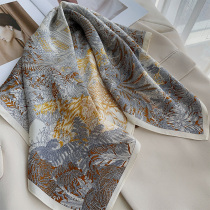 TH͌EO͌R͌Y͌ POWER silk scarf for women light luxury and fashionable 70cm Chinese square scarf mulberry silk scarf