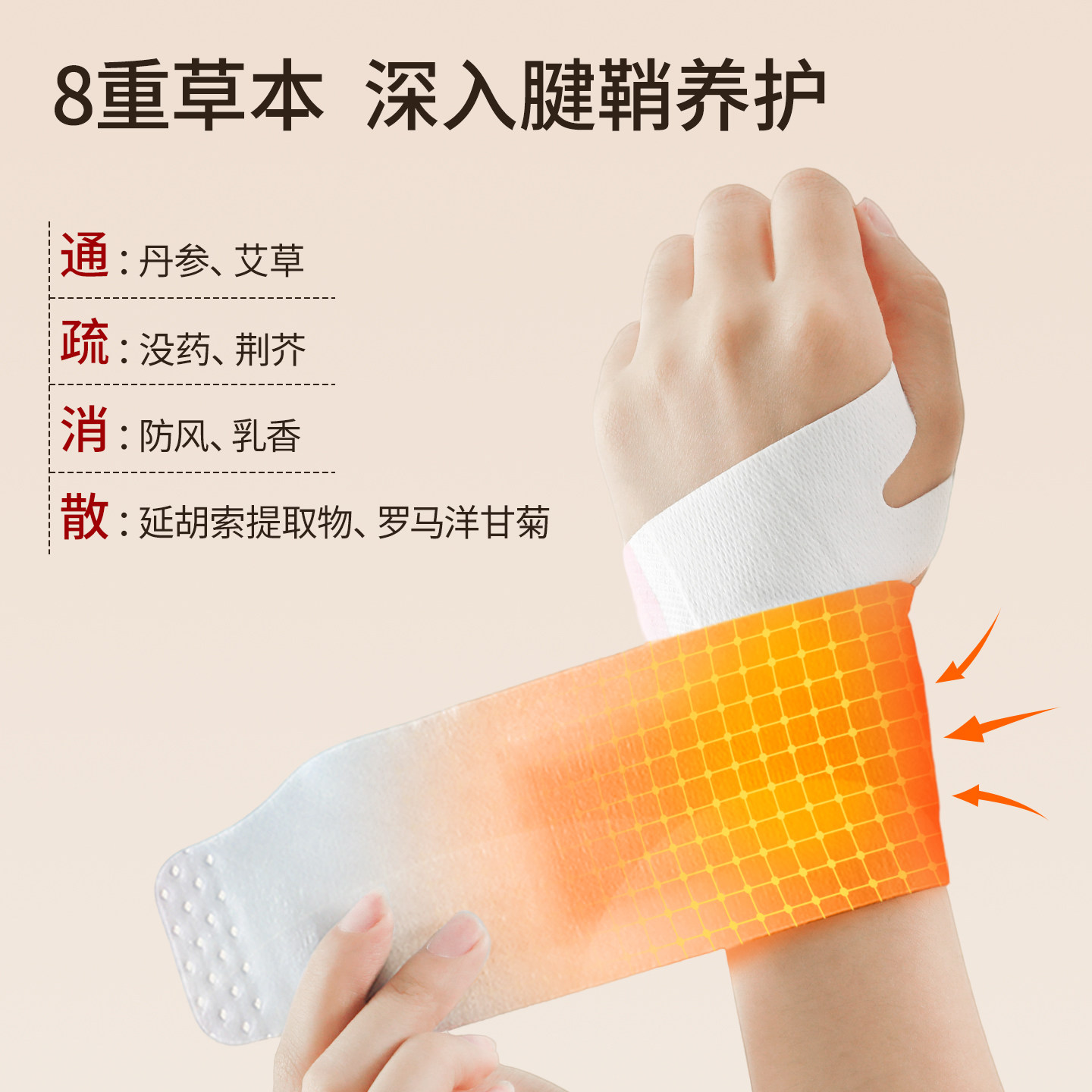 妙界蕲艾手腕热敷贴:腱鞘炎克星,丹参蒸汽自加热养护神器!💪 -按摩温熏调理器-淘宝百科网