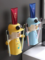 Mouthwash cup suit Home toothbrushing cup minimalist hanging wall-style cartoon tooth cylinder child lovers creative cute toothbrush cup