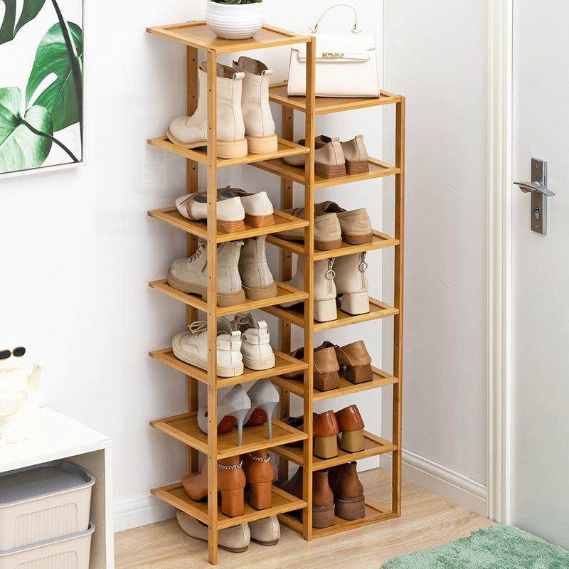 No door with back panel Shoe cabinet Long 40 70100 width 30cm Domestic indoor door anti-dust with cloth curtain shoe holder-Taobao