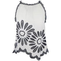 Ulla Johnson Womens Julie Embroidered Cotton Top FARFETCH