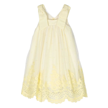 Patachou childrens wear polka dot floral A-line dress FARFETCH