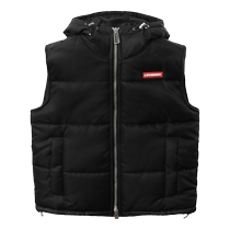 Charles Jeffrey Loverboy womens logo patch hooded vest FARFETCH