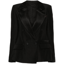 AllSaints Womens Eve double-breasted blazer FARFETCH