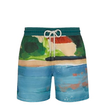 VILEBREQUIN Mens Moorea Abstract Pattern Print Swim Shorts FARFETCH