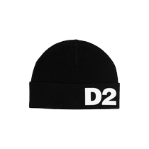 Final Sale]Dsquared2 childrens clothing Dsquared logo printed wool blend pullover hat FARFET