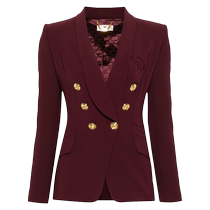 Elisabetta Franchi Womens Double Breasted Crepe Blazer FARFETCH
