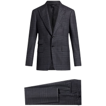 Tom Ford mens plaid pattern single-breasted suit FARFETCH