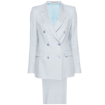 Lady Tagliatore double-row buttoned suit FIARFECH hair chic