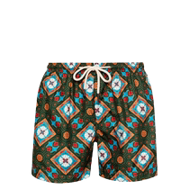Peninsula Swimwear Mens Positano Graphic Print Swim Shorts FARFETCH