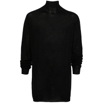 Rick Owens Mens Turtleneck Wool Sweater FARFETCH
