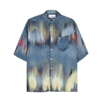 COSTUMEIN mens stain effect short-sleeved shirt FARFETCH