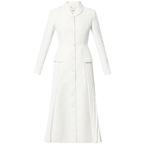 Erdem Womens Calla ruched detail seersucker coat FARFETCH