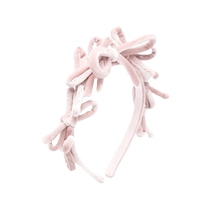 Monnalisa childrens bow detail velvet headband FARFETCH