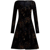 Etro Womens Velvet Printed Mini Dress FARFETCH