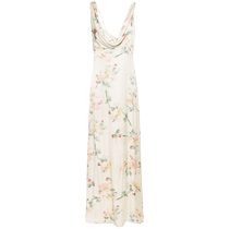 Toteme Womens Floral Print Satin Maxi Dress FARFETCH