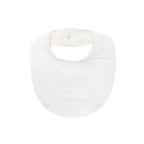 ELISABETTA FRANCHI childrens clothing logo embossed pique bib FARFETCH