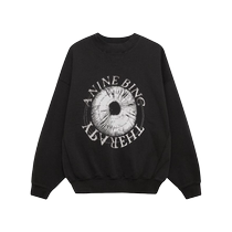 Anine Bing womens logo printed cotton sweatshirt FARFETCH