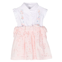 Lapin House childrens floral print broderie embroidery dress FARFETCH