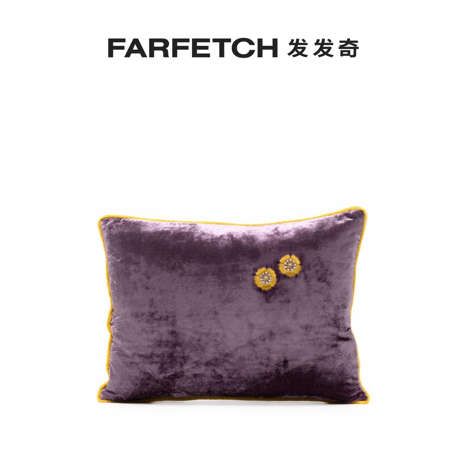Anke Drechsel male and female universal flower embroidery velvet velvety pillow FARFEH hair chic-Taobao