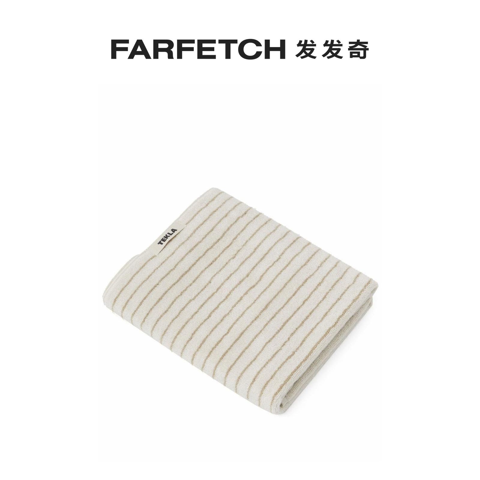TEKLA men and women universal woolen cloth effect striped bath towels FARFETCH hair chic-Taobao