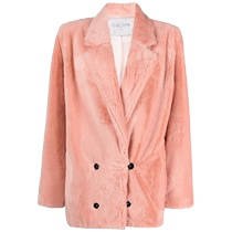 Forte Forte Womens Double Breasted Faux Fur Jacket FARFETCH