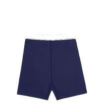 SPORTY RICH Womens Serif Logo Waist Shorts FARFETCH