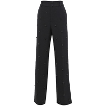 Huishan Zhang Womens crystal embellished trousers FARFETCH