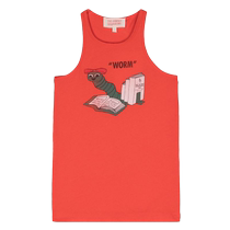 THE ANIMALS OBSERVATORY childrens clothing illustration printed tank top FARFETCH