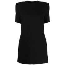 Area Womens crystal slit T-shirt dress FARFETCH