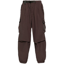 And Wander mens logo embroidered ripstop gingham overalls FARFETCH