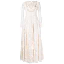 Needle Thread Womens Sequin Floral Appliqué Maxi Dress FARFETCH