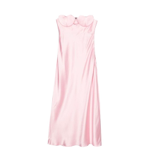 ANNA OCTOBER Womens Amur satin midi dress FARFETCH