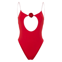 La Reveche Womens Nadir Floral Appliqué One-piece Swimsuit FARFETCH