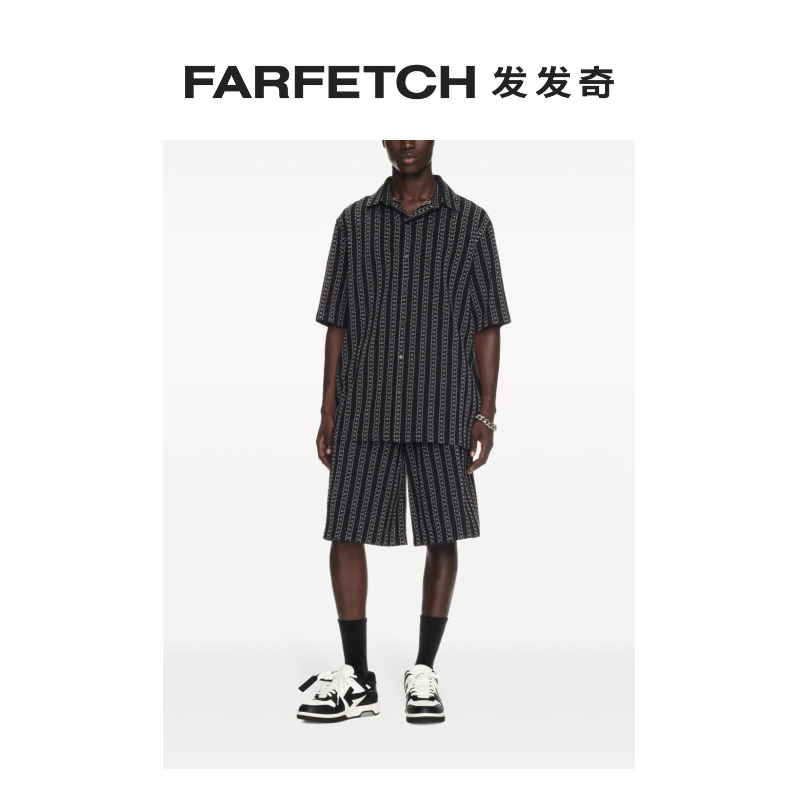 Off-White men ARR STRIPES SHORTSFARFETCH sent a chic-Taobao