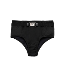 Prada womens triangle logo waist bikini briefs FARFETCH