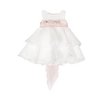 Final Sale] Mimilu childrens floral patch with lotus leaf lace side dress FARFETCH волос chic