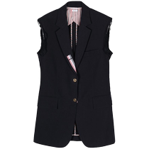 Thom Browne Womens Single Breasted Western Vest FARFETCH