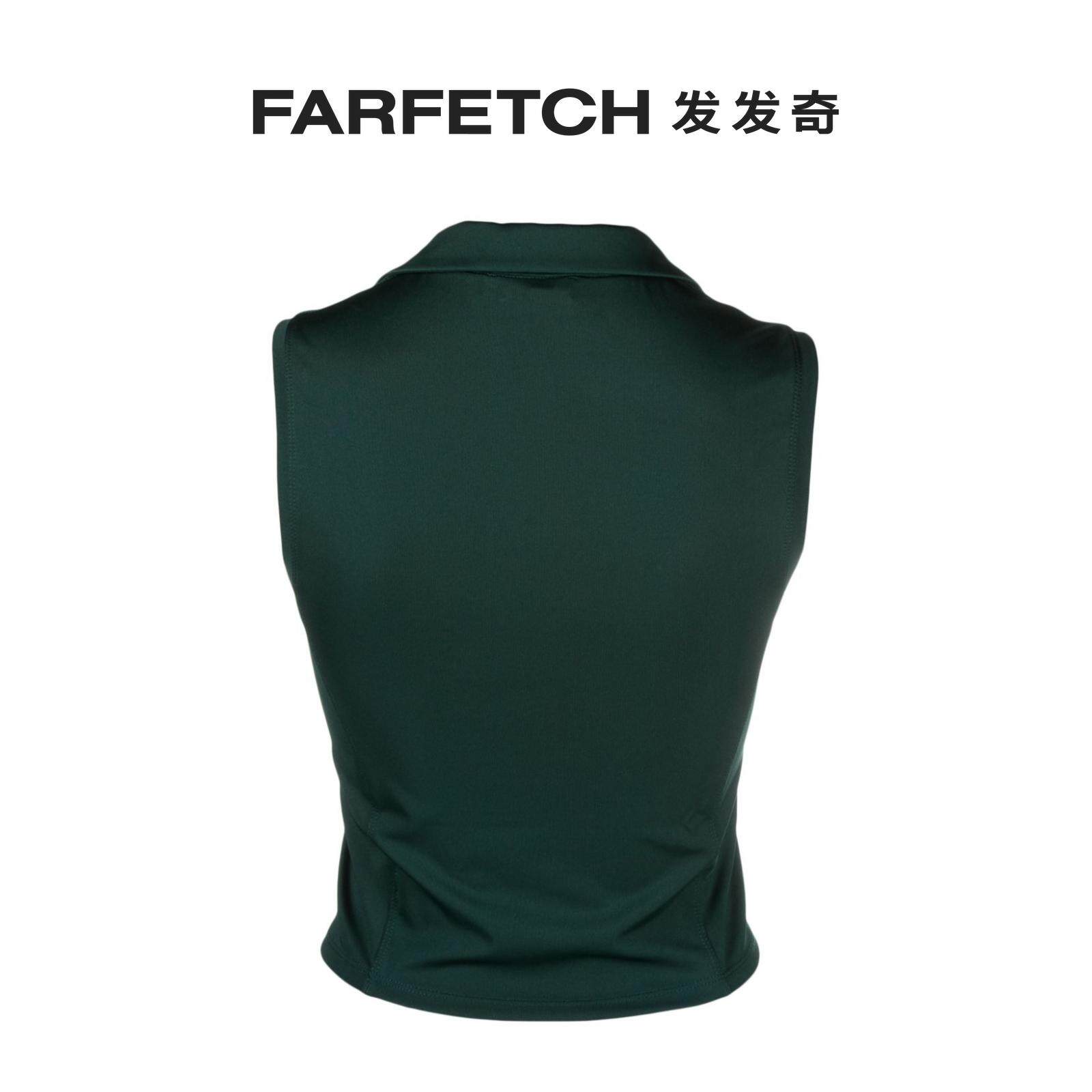 SPORTY RICH lady SRC Sports logo printed tank vest FARFETCH Fat Chic-Taobao