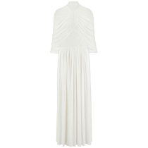 Salvatore Ferragamo Ferragamo womens hollow draped maxi dress is amazing