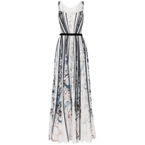 SAIID KOBEISY Womens Graphic Print Dress FARFETCH