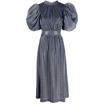 Rotate Womens Puff Sleeve Midi Dress FARFETCH